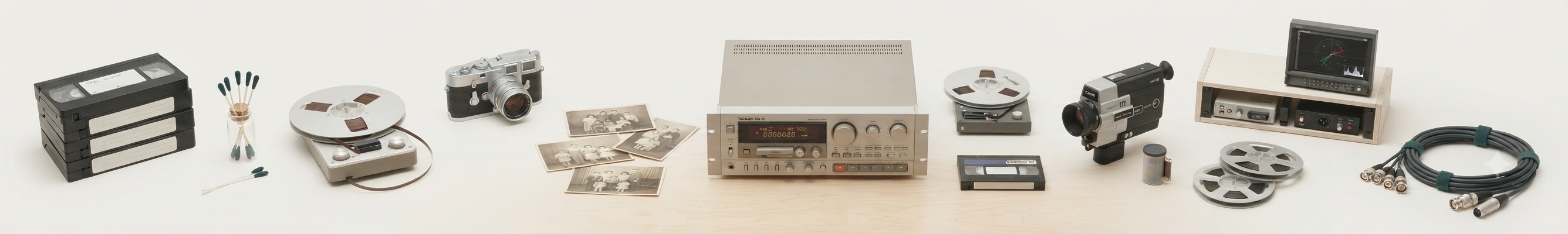 Attrezzatura professionale per digitalizzazione videocassette, pellicole e audio